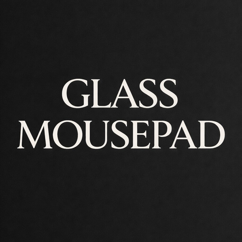 ガラスマウスパッド 斜面研磨＆簡易ラウンドエッジ